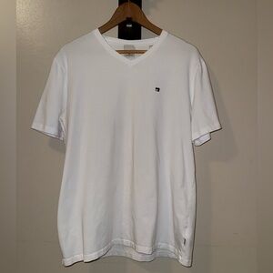 Scotch & Soda Men’s White Short Sleeve T’shirt,Size-Large,P2P approx-21.5”
